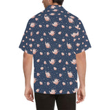 Tea pots Pattern Print Design 04 Men's All Over Print Hawaiian Shirt (Model T58)