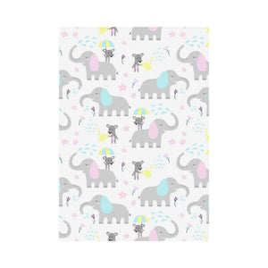 Cute elephant mouse pattern House Flag Garden Flag