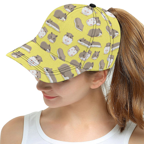 Cute Hamster pattern All Over Print Snapback Cap