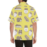 Cute Hamster pattern Men's All Over Print Hawaiian Shirt