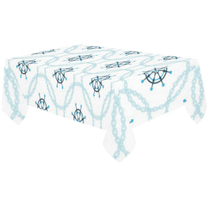 nautical steering wheel chain Tablecloth