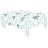 nautical steering wheel chain Tablecloth