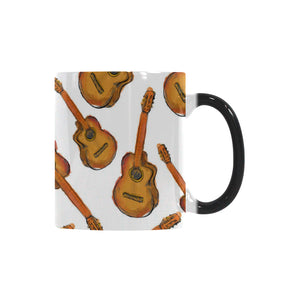 Paint Guitar Pattern Morphing Mug Heat Changing Mug