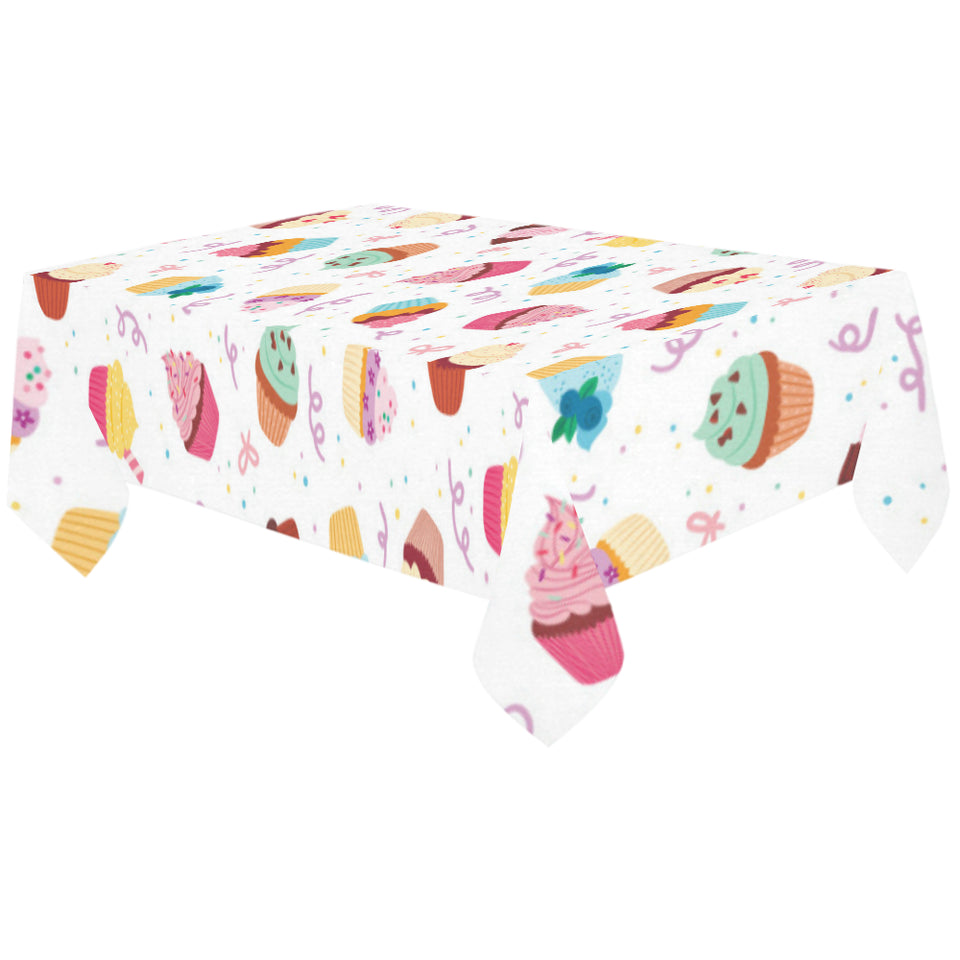 Cake cupcake design pattern Tablecloth