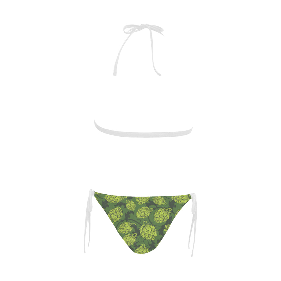 Hop pattern Hop cone background Sexy Bikinis Two-Piece Swimsuits