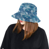 Shark hand drawn Unisex Bucket Hat