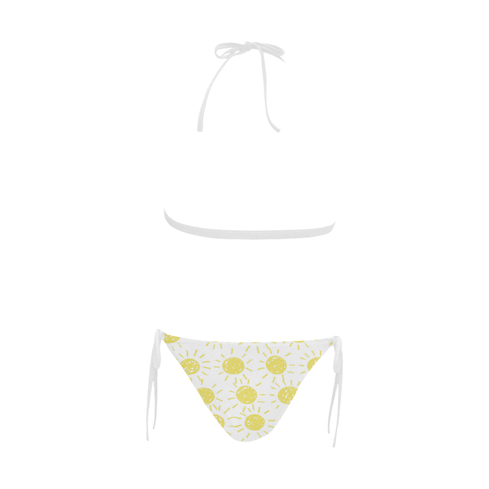 hand drawn sun pattern Sexy Bikinis Two-Piece Swimsuits