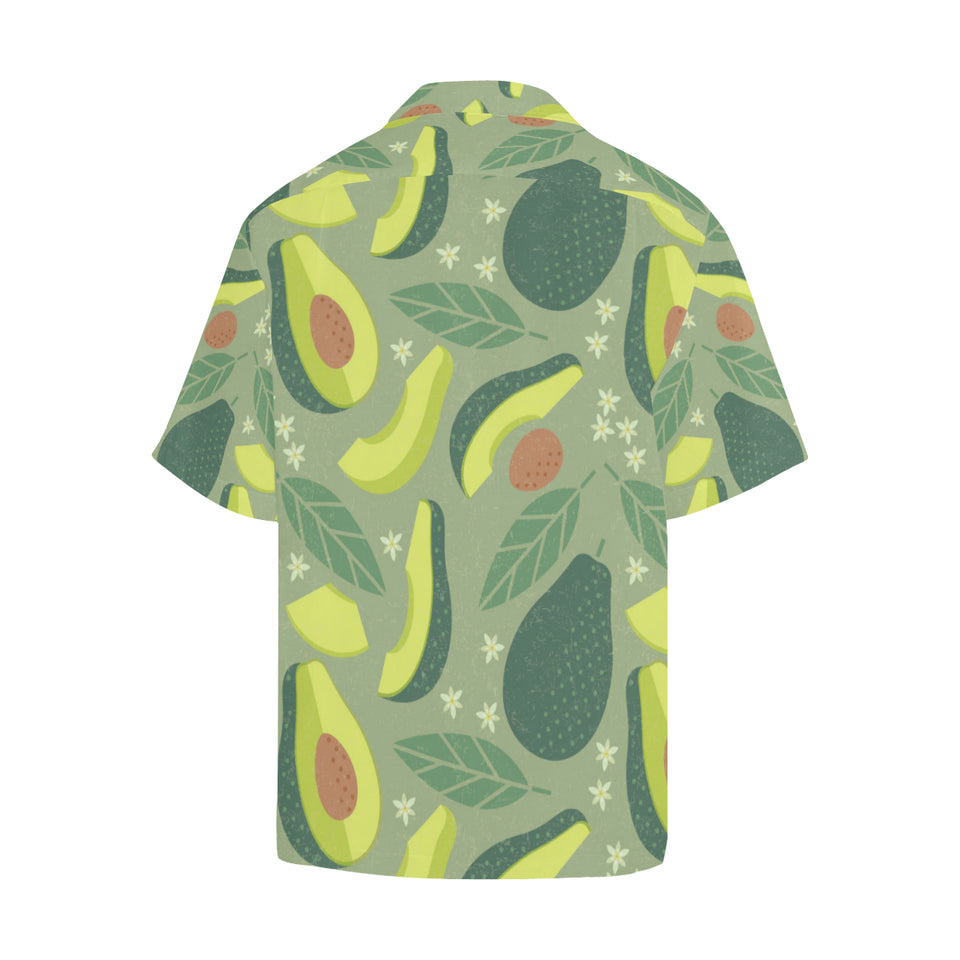 Avocado pattern Men's All Over Print Hawaiian Shirt