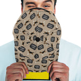 Beagle pattern All Over Print Snapback Cap