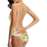 Guava pattern Women's One-Piece Swimsuit