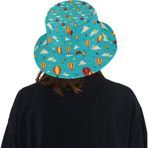 Hot Air Balloon Sky Pattern Unisex Bucket Hat