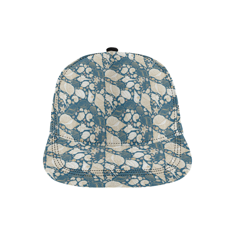 Sea turtle Polynesian Tribal design pattern All Over Print Snapback Cap