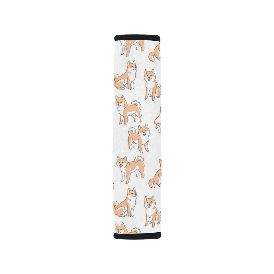 shiba inu dog pattern Car Seat Belt Cover