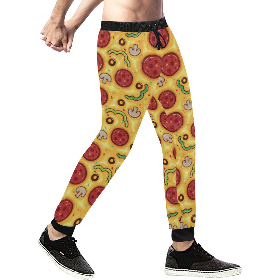 Pizza texture pattern Unisex Casual Sweatpants