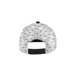 Helicopter plane pattern All Over Print Snapback Cap