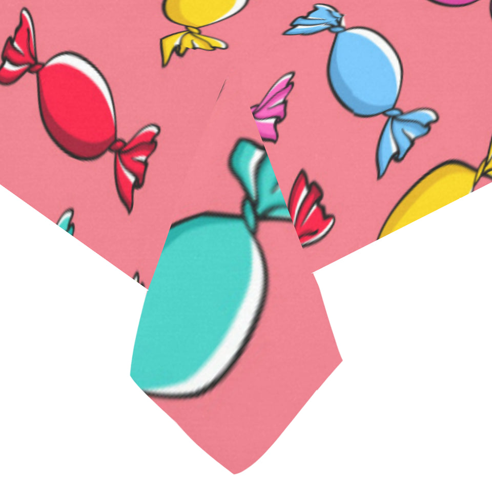 Colorful wrapped candy pattern Tablecloth