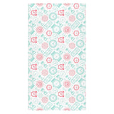 Clock time pattern blackground Bath Towel