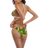 Banana Palm Leaves pattern Sexy Bikinis Two-Piece Swimsuits