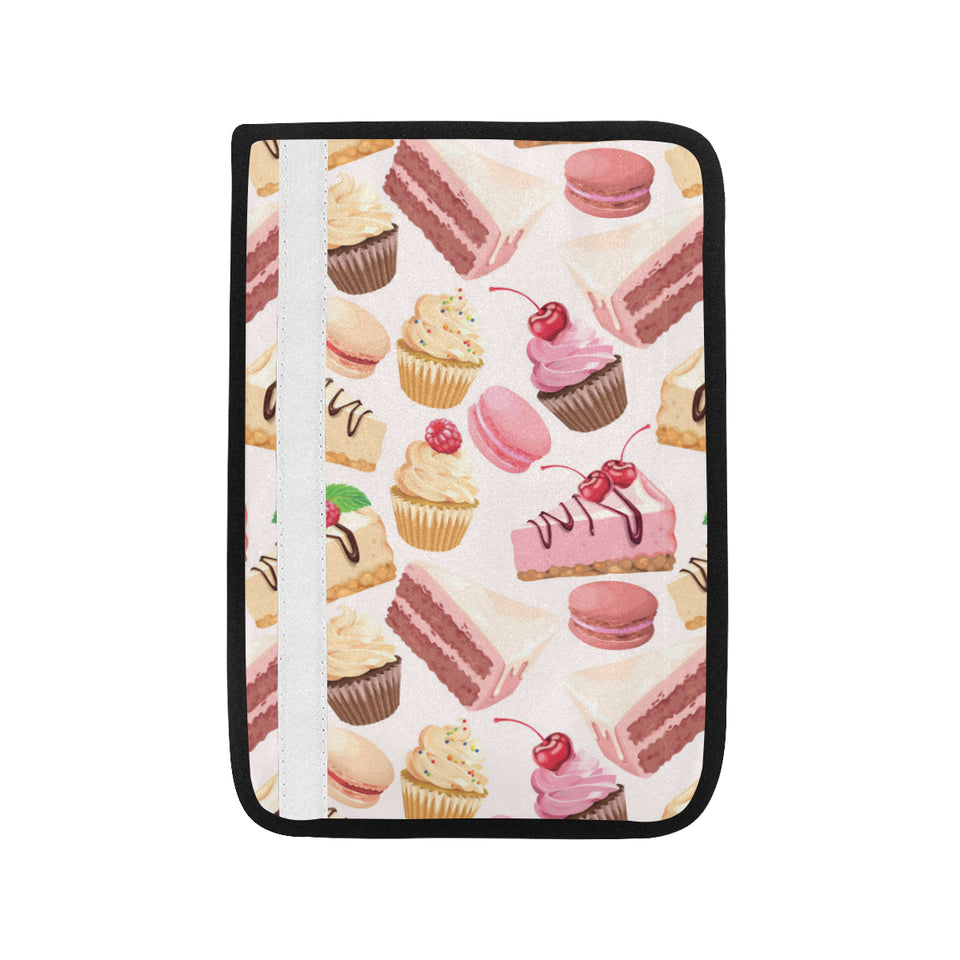 Cake cupcake sweets pattern Car Seat Belt Cover