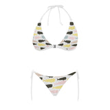 Whale dot pattern Sexy Bikinis Two-Piece Swimsuits