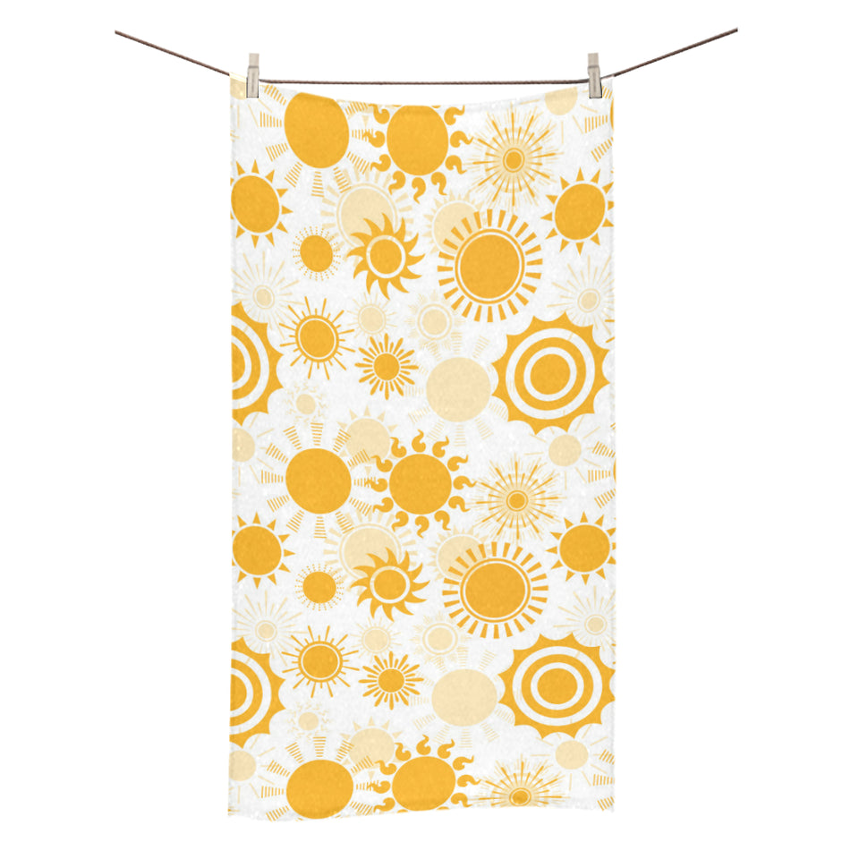 Sun design pattern Bath Towel