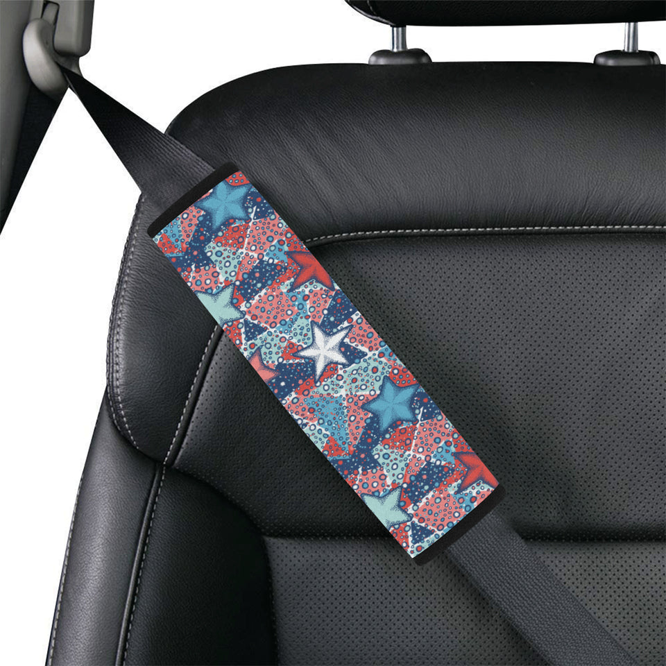 Hand drawn colorful starfish Car Seat Belt Cover
