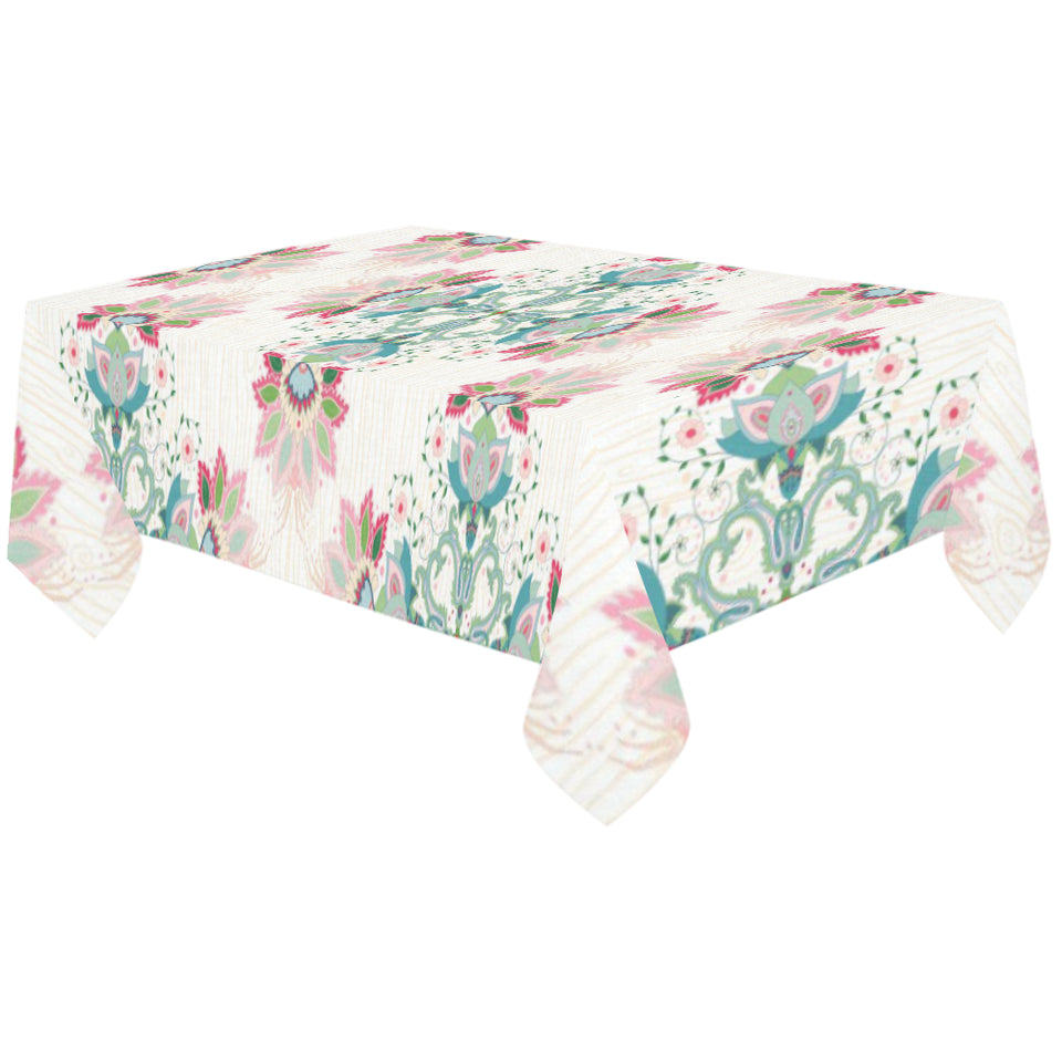 Square floral indian flower pattern Tablecloth