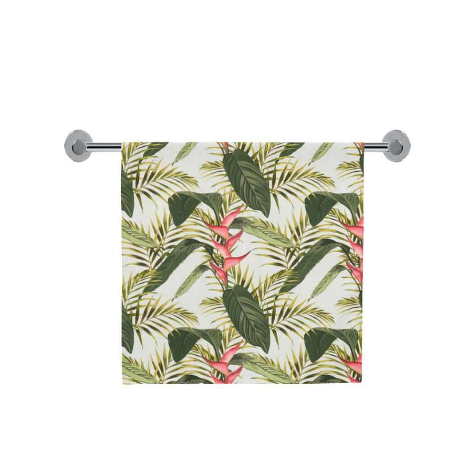 heliconia pattern Bath Towel