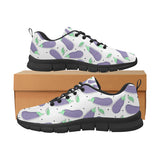 Eggplant Pattern Print Design 05 Women's Sneaker Shoes