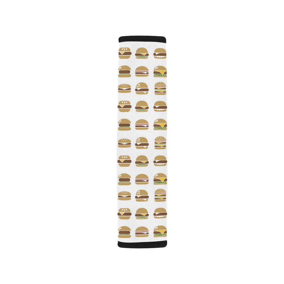 Hamburger Pattern Print Design 02 Car Seat Belt Cover