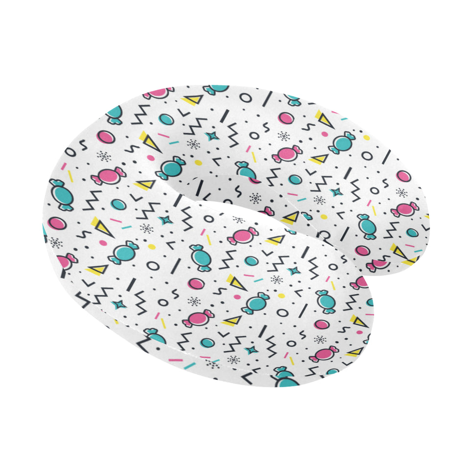 Candy design pattern U-Shaped Travel Neck Pillow