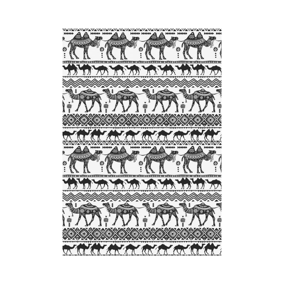 Camel polynesian tribal pattern House Flag Garden Flag