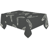 Hand drawn boomerang Australian aboriginal ornamen Tablecloth