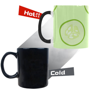 Cucumber pattern Morphing Mug Heat Changing Mug