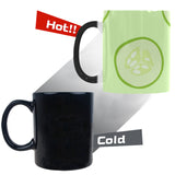 Cucumber pattern Morphing Mug Heat Changing Mug