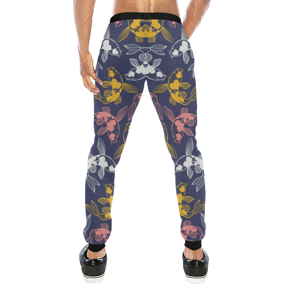 Fancy Carp pattern Unisex Casual Sweatpants