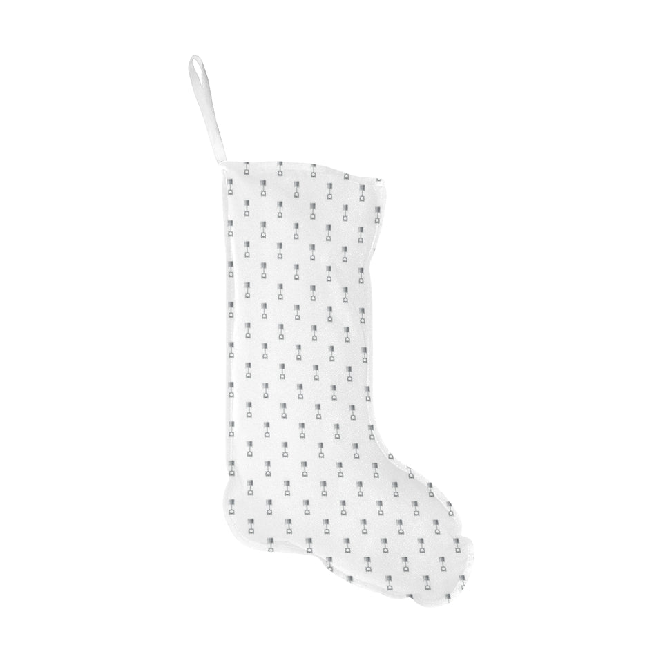 Engine Piston Background Pattern Print Design 01 Christmas Stocking