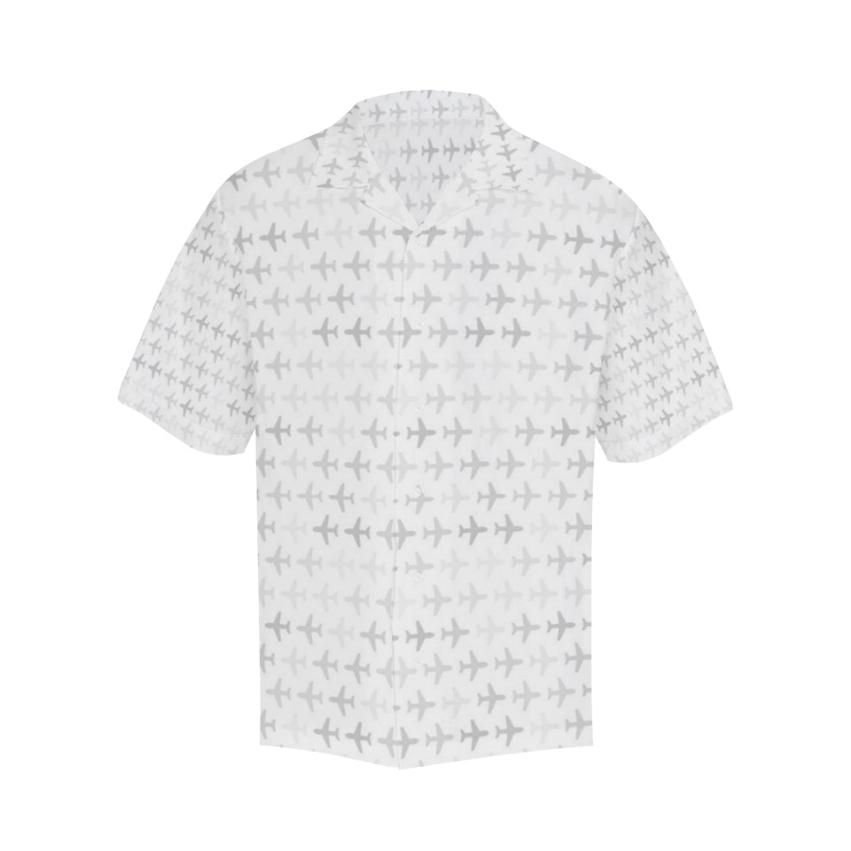 Airplane print pattern Men's All Over Print Hawaiian Shirt