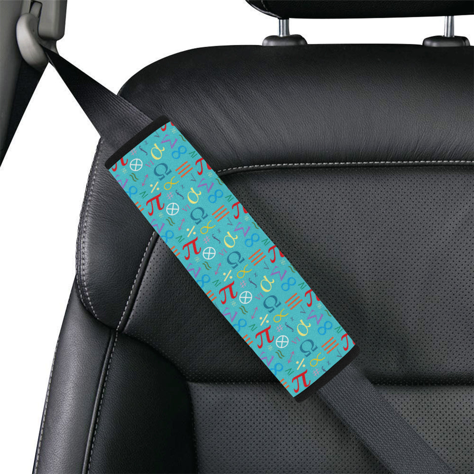 Math Pattern Print Design 02 Car Seat Belt Cover