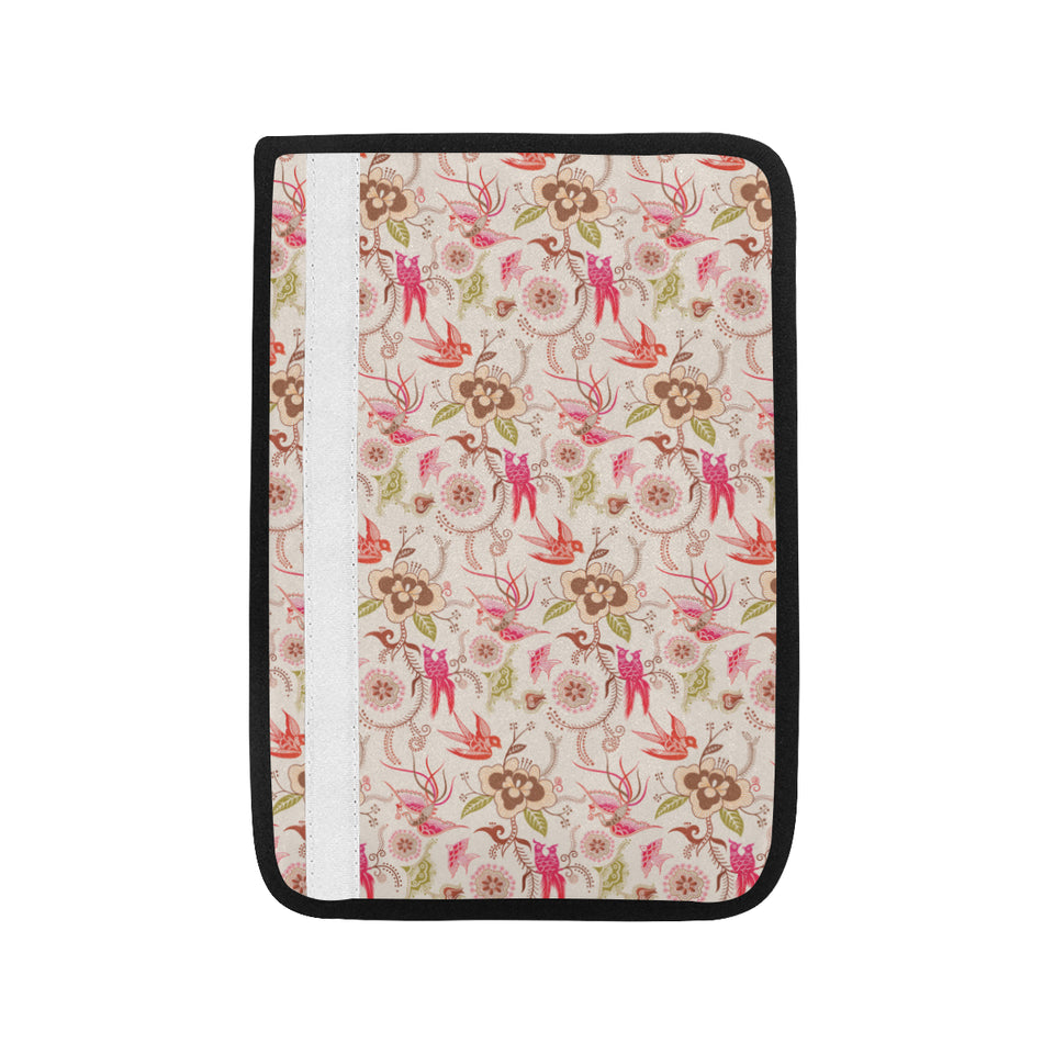 Swallow Pattern Print Design 01 Car Seat Belt Cover