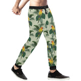 Beautiful parrot palm leaves pattern Unisex Casual Sweatpants