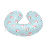 Cute cow flower pattern U-Shaped Travel Neck Pillow