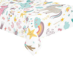 Colorful unicorn pattern Tablecloth