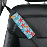 Blue red orange starfish pattern Car Seat Belt Cover