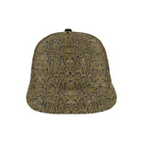 Snake skin pattern All Over Print Snapback Cap
