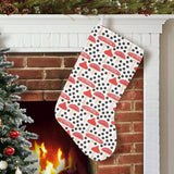 Red mushroom dot pattern Christmas Stocking