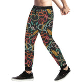 Colorful snake plant pattern Unisex Casual Sweatpants