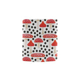 Red mushroom dot pattern Morphing Mug Heat Changing Mug