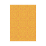 Orange traditional indian element pattern House Flag Garden Flag