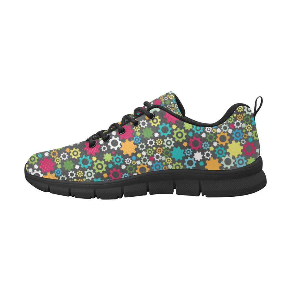 Gear Pattern Print Design 03 Women's Sneaker Shoes